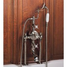Herbeau 340556 - ''Royale'' Exposed Tub and Shower Thermostatic Mixer Deck Mounted in Polished