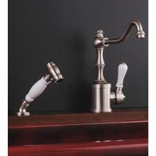 Herbeau 41212057 - ''Royale'' With Handspray Single Lever Mixer With Ceramic Cartridge in White