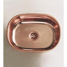 Herbeau 430158 - ''Seine'' Oval Bowl in Polished Copper and