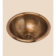 Herbeau 430283 - ''Moselle'' Round Bowl in Hammered French Weathered