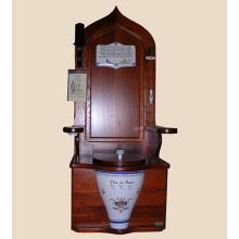 Herbeau 550104 - ''Dagobert'' Wooden Toilet Throne in Solid Ash with Full Set of Accessories