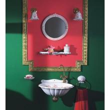 Herbeau 120304 - ''Coquille'' Oval Mirror in Vieux