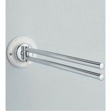 Herbeau 1125XX55 - ''Charleston'' Pivotable Towel Bar in  XX Any Handpainted Finish, Polished Bra