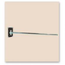 Herbeau 115770 - ''Art Deco'' Swivel Single Arm Towel Bar in Weathered Brass