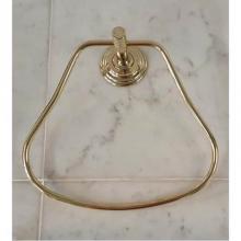 Herbeau 290470 - ''Lille''Towel Ring in Weathered Brass