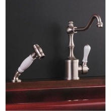 Herbeau 41216358 - ''Royale'' With Handspray Single Lever Mixer With Ceramic Cartridge in Wooden