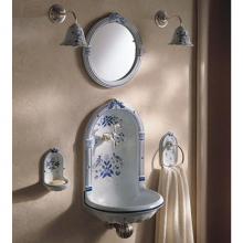 Herbeau 020108 - ''Niche'' Wall Mounted Earthenware Fountain Sink in Berain