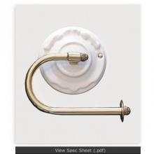 Herbeau 13020555 - Toilet Tissue Holder in Sceau Rose, Polished Brass