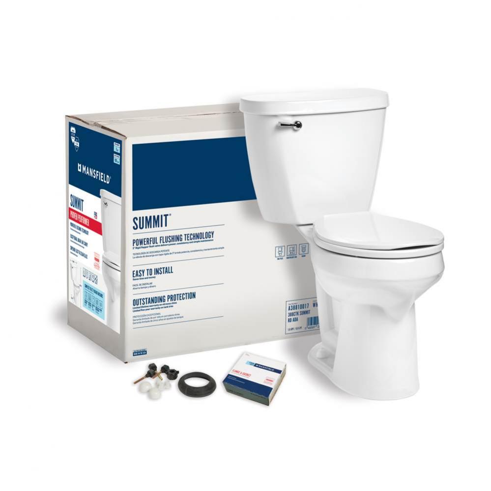 Summit 1.6 Round SmartHeight Complete Toilet Kit