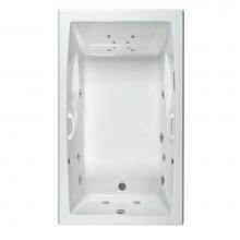 Mansfield Plumbing 5374 - Brentwood 3672 Swirl-way Air Massage Bath