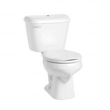 Mansfield Plumbing 130-3165WHT - Alto 1.28 Round Toilet Combination