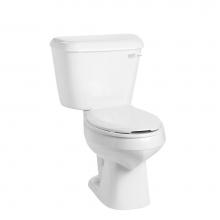 Mansfield Plumbing 138-173RHWHT - Alto 1.6 Elongated 10'' Rough-In Toilet Combination