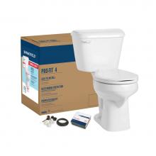 Mansfield Plumbing 041170017 - Pro-Fit 4 1.28 Round SmartHeight Complete Toilet Kit
