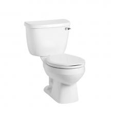 Mansfield Plumbing 146-123RHWHT - Quantum 1.6 Round Toilet Combination