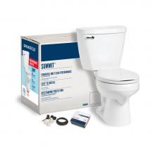 Mansfield Plumbing 038010018 - Summit 1.28 Round Complete Toilet Kit