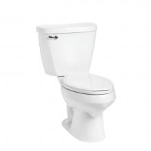 Mansfield Plumbing 382-386LTWHT - Summit 1.6 Elongated Toilet Combination