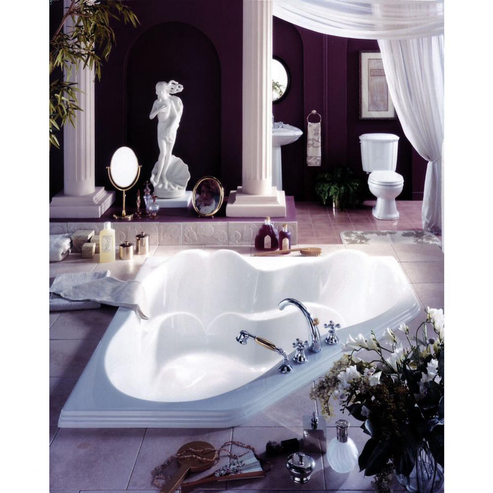 ARIANE bathtub 60x60, Whirlpool, White