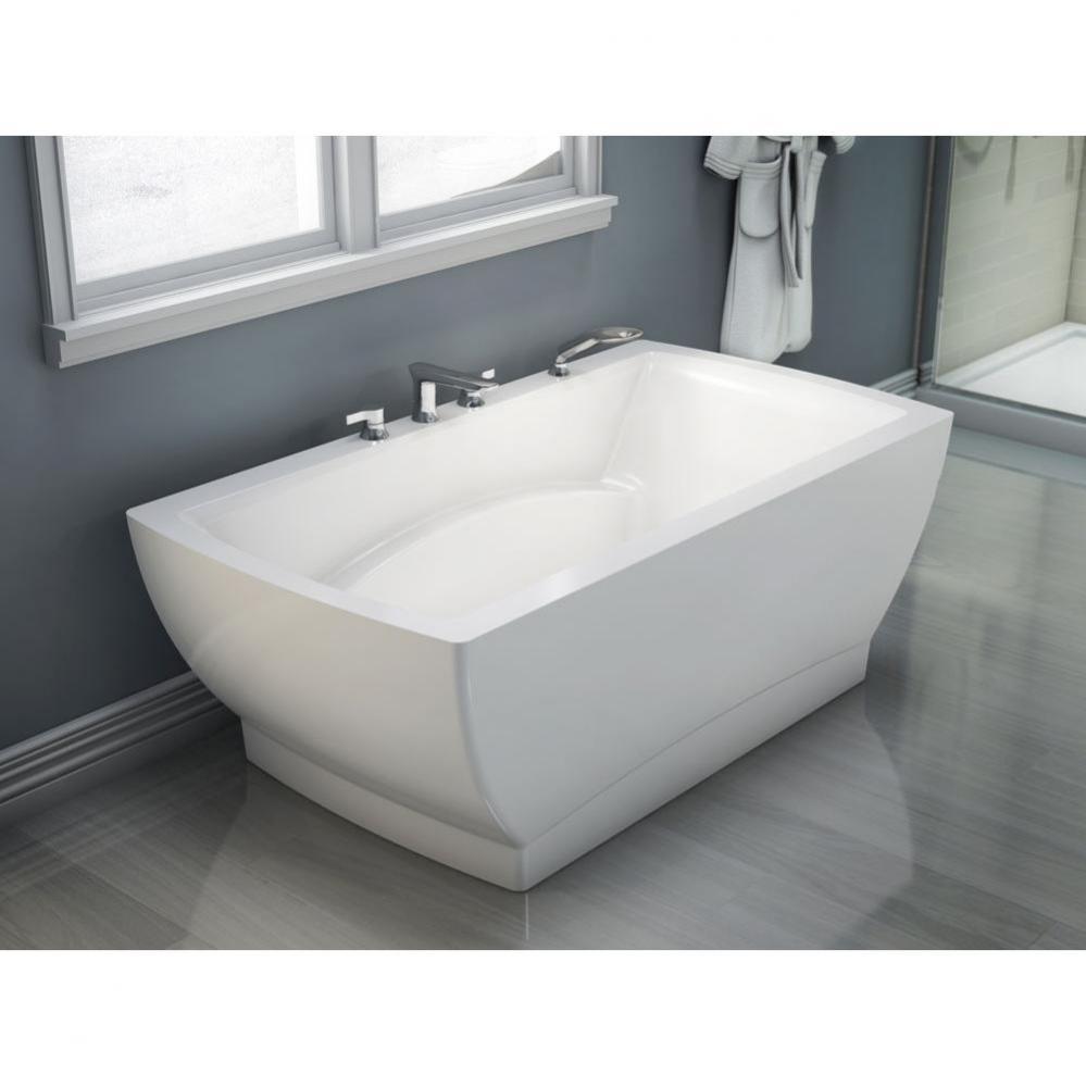 Freestanding BELIEVE Bathtub 36x72, White with Color Skirt