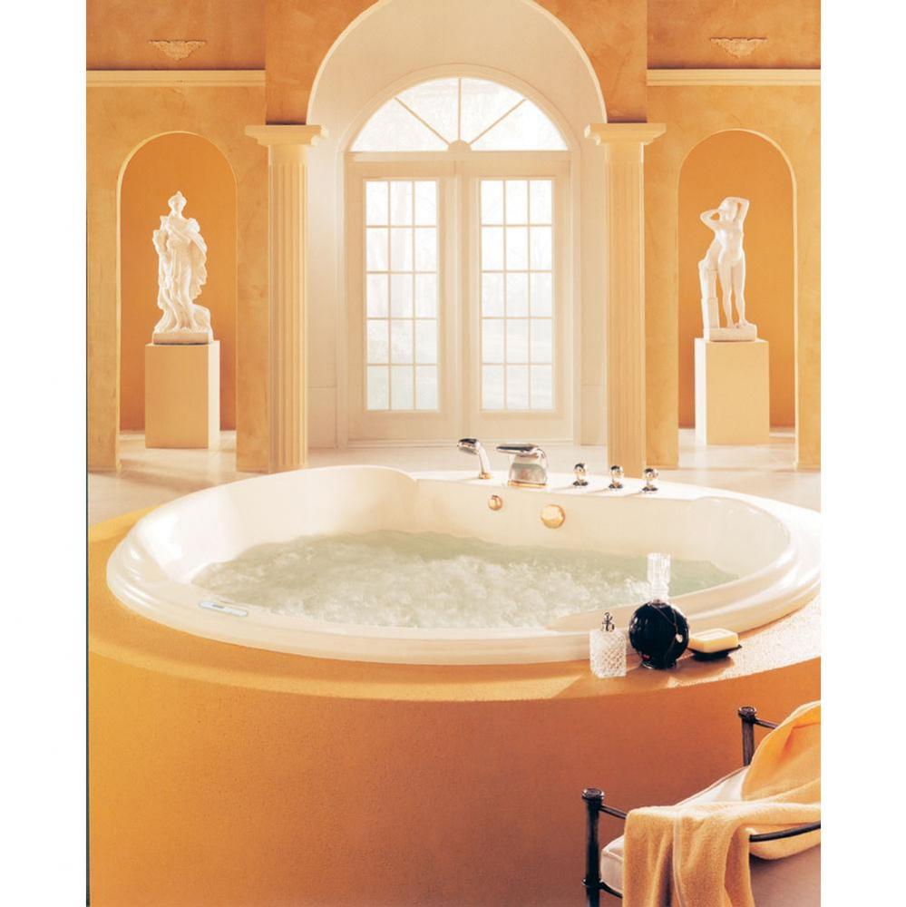CLEOPATRA bathtub 76x76, Whirlpool/Mass-Air/Activ-Air, White