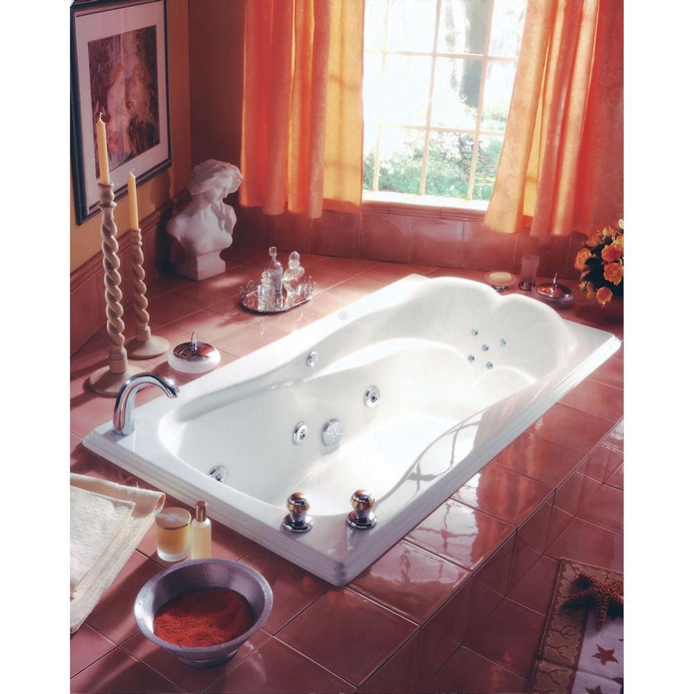 MELIA bathtub 32x60, Whirlpool/Mass-Air, White