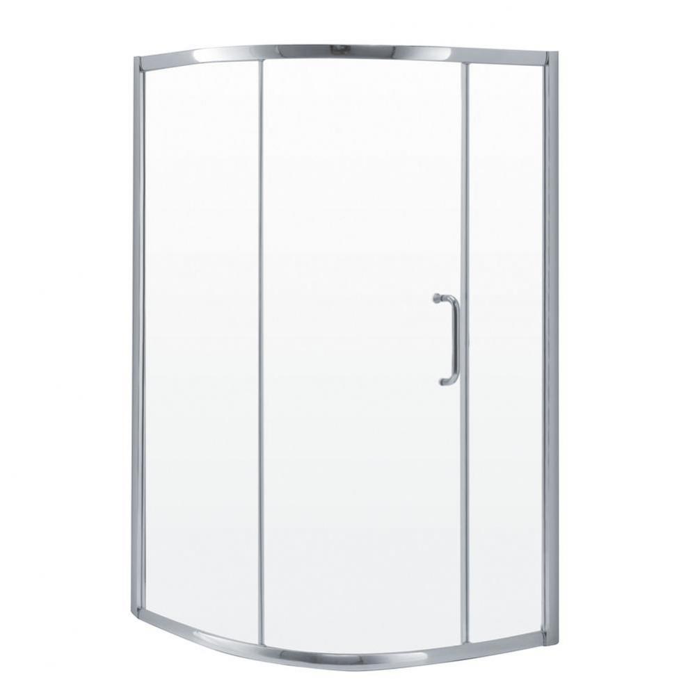 MUNICH shower door lateral sliding opening chr/cl
