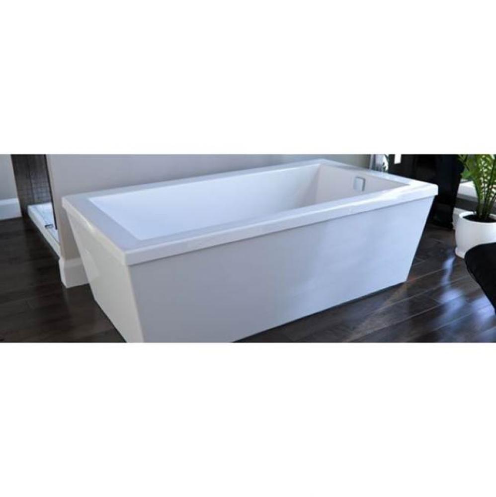 Freestanding AMETYS Bathtub 36x66 AFR, White with Color Skirt