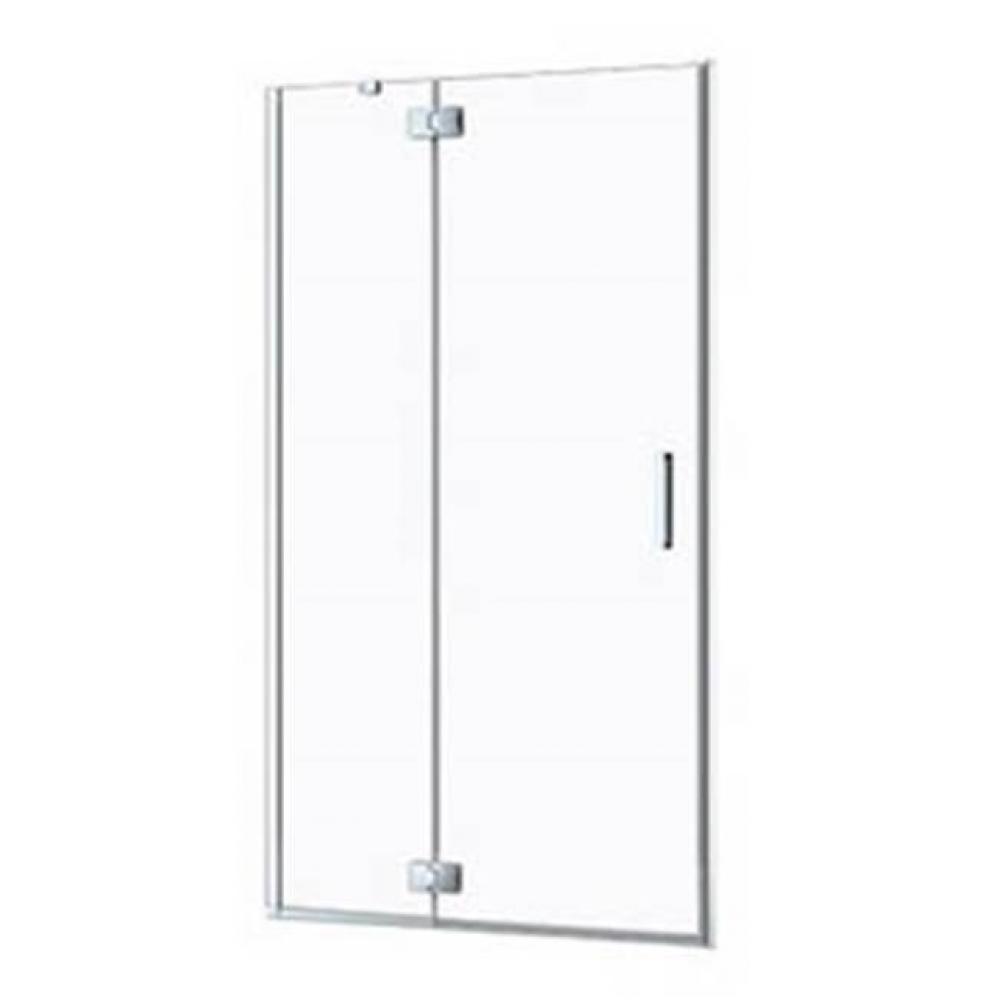 AZELIA 48 Pivoting Shower Door, Chrome/Clear
