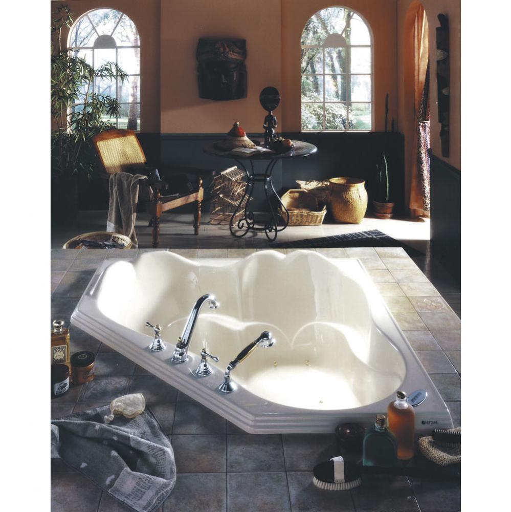 ORPHEE bathtub 54x54, Mass-Air/Activ-Air, White