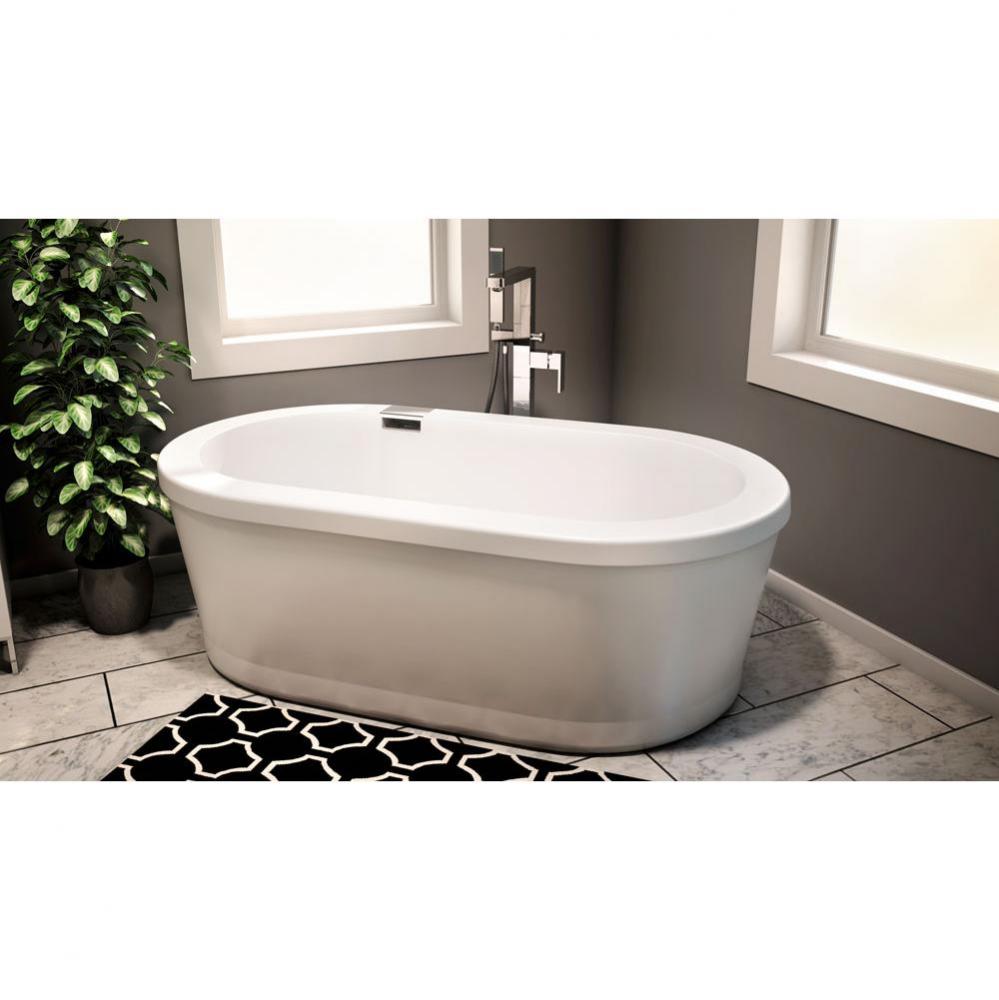 Freestanding RUBY Bathtub 36x72, Activ-Air, White with Color Skirt