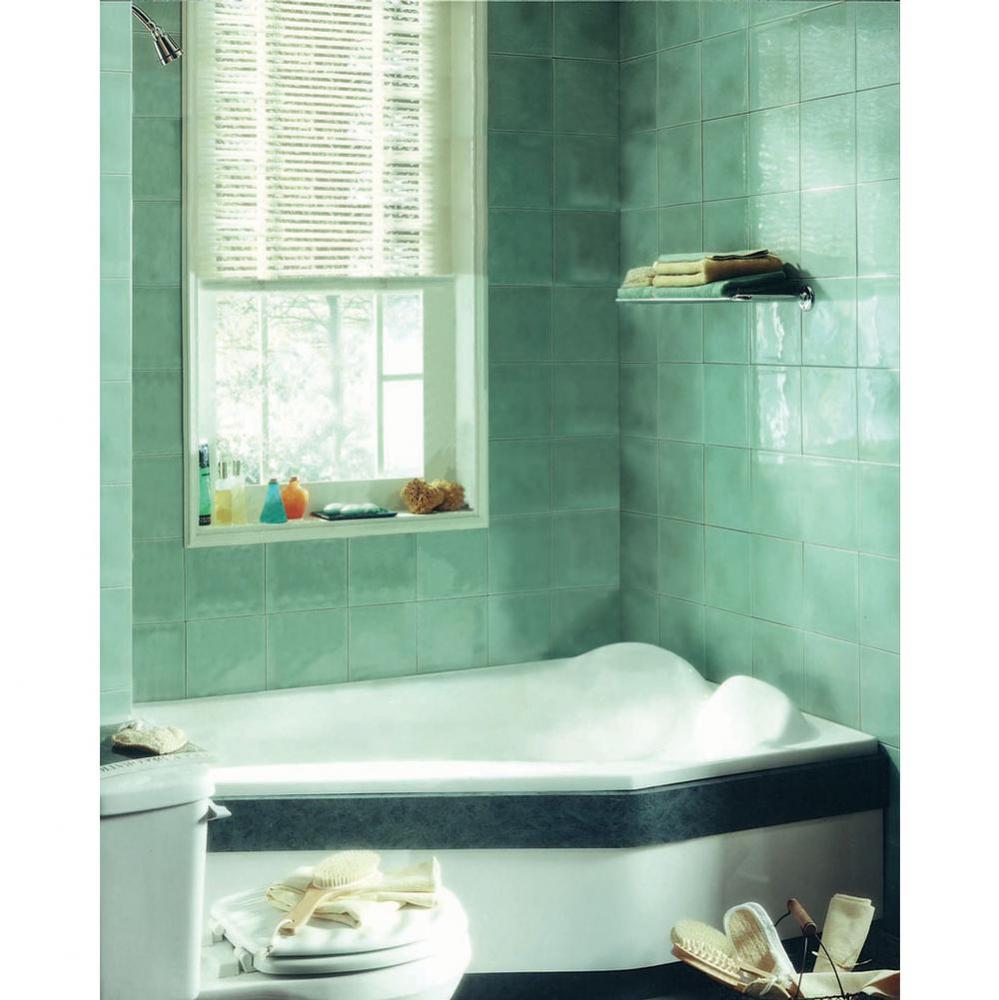 VENUS bathtub 42x60 with Left drain, Whirlpool/Mass-Air/Activ-Air, White