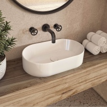 Neptune 220385-000-264-000 - Alta Oval Ceramic Sink in White