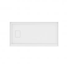 Neptune 220002-501-001-001 - Rouge 6030 Acrylic Alcove Shower Base in White with Left Drain