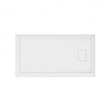 Neptune 220006-503-001-002 - Rouge 6032 Acrylic Right Corner Shower Base in White with Right Drain