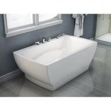 Neptune 15.18825.020010.10 - Freestanding BELIEVE Bathtub 36x66, Activ-Air, White with Color Skirt