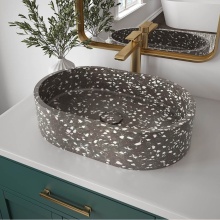 Neptune 220388-000-319-000 - Lorna Oval Terrazzo Sink in Gray