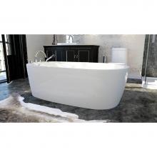 Neptune 220140-000-001-000 - Vapora F1 6036 Acrylic Freestanding End Drain Bathtub in White