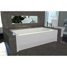 Neptune 15.16312.400031.10 - ZORA bathtub 32x60 with Tiling Flange, Right drain, Whirlpool/Activ-Air, White