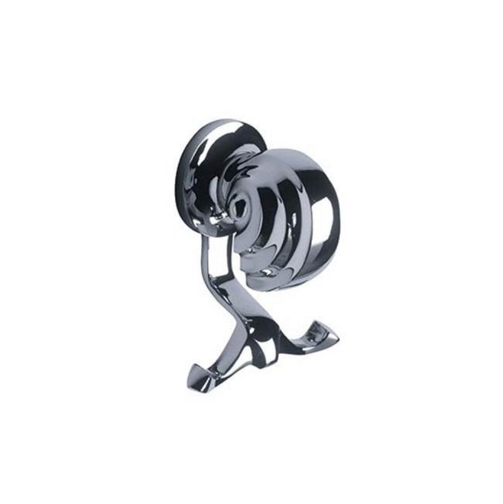 Muschel Wall Mounted Robe Hook In Polished Chrome