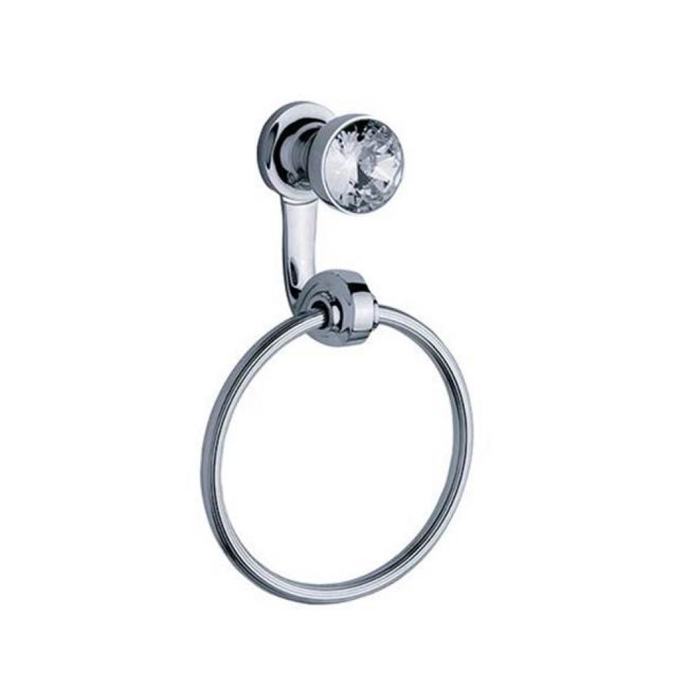 Palazzo Towel Ring In Polished Chrome