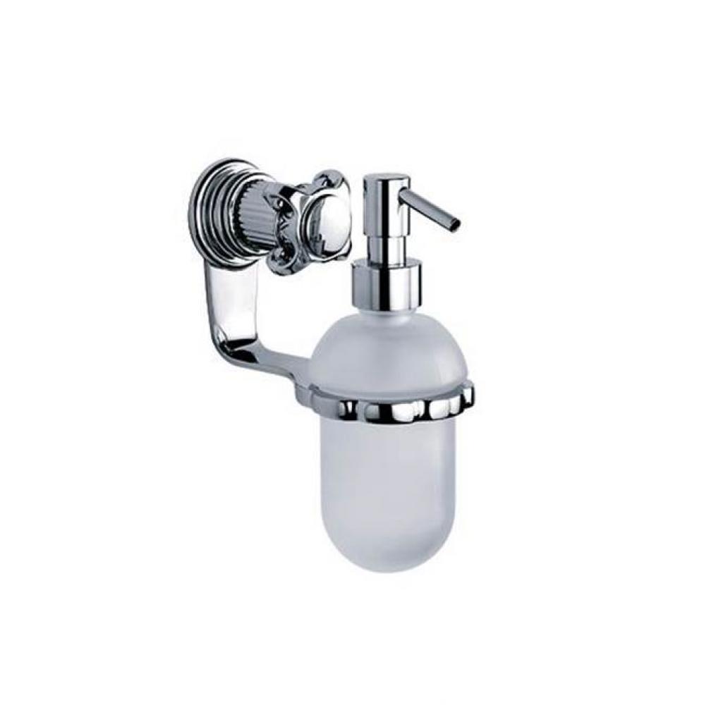 Aphrodite Wall Mounted Soap Dispenser In Platinum