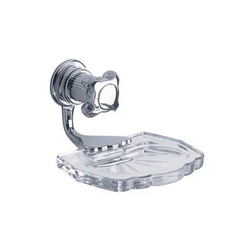 Aphrodite Wall Mounted Soap Dish Holder In Polished Chrome