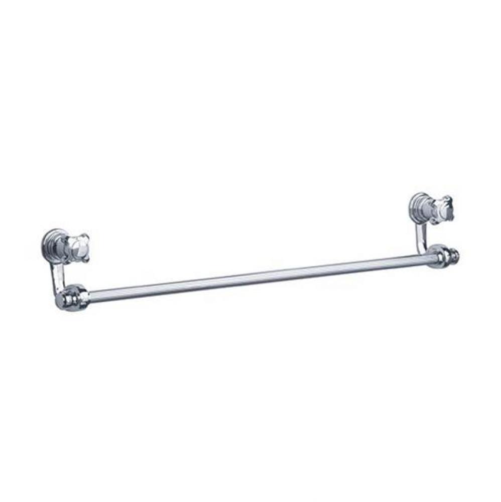 Aphrodite Wall Mounted 30'' Single Towel Bar In Polished Chrome