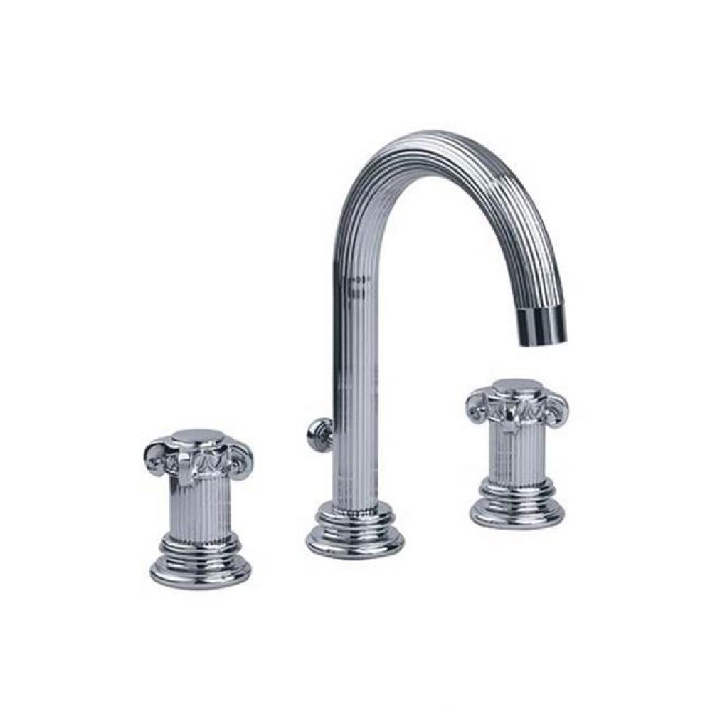 Aphrodite Widespread Lavatory Faucet With Pop-Up In Polished Chrome