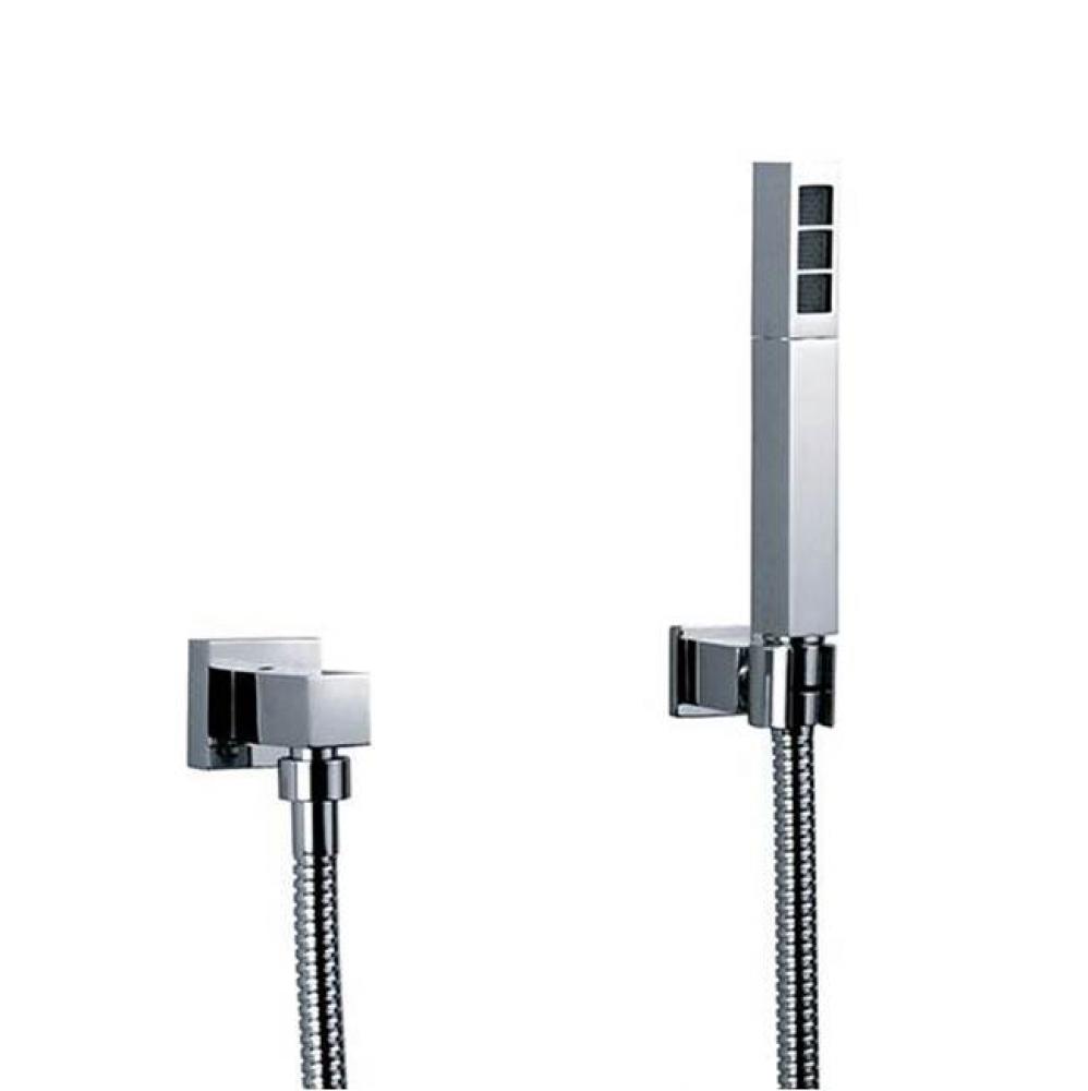 Empire And Turn Wall Mounted Handshower Set With Metal Handshower 59'' Hose Wall Outlet