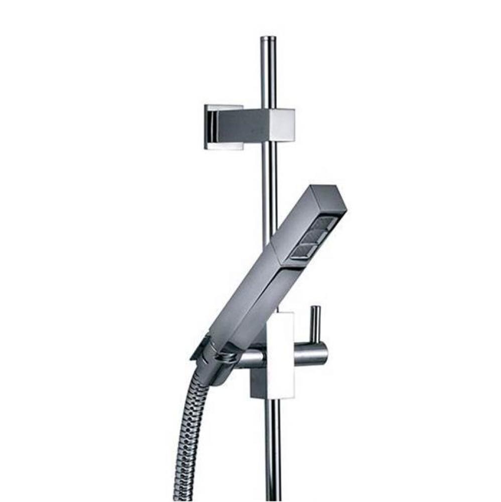 Empire Ii And Turn 30 1/2'' Sliding Rail Shower Set With Handshower And Hose In Polished