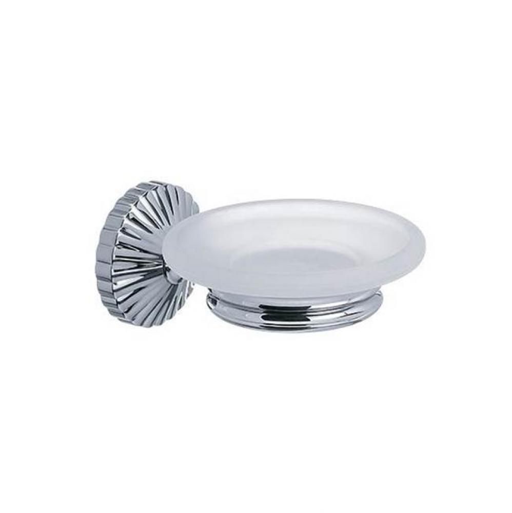 Cronos Wall Mounted Soap Dish Holder In Polished Chrome