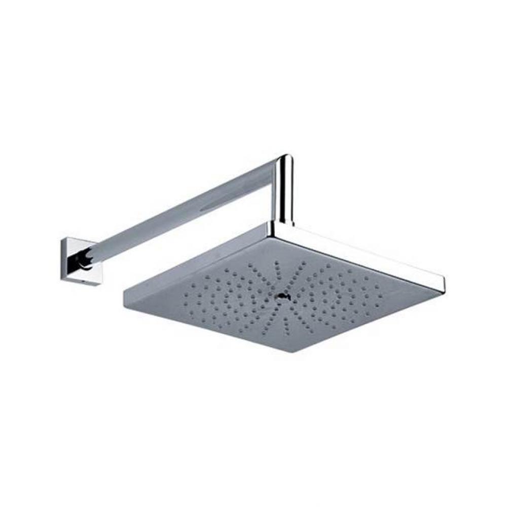 Empire Ii And Turn 8'' Square Shower Rose Showerhead In Polished Chrome
