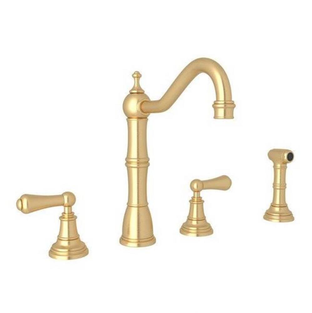 Edwardian™ Two Handle Kitchen Faucet With Side Spray