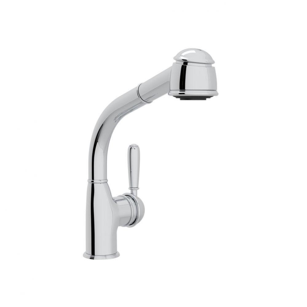 Rohl Single Hole Side Metal Lever Country Pullout Kitchen Faucet