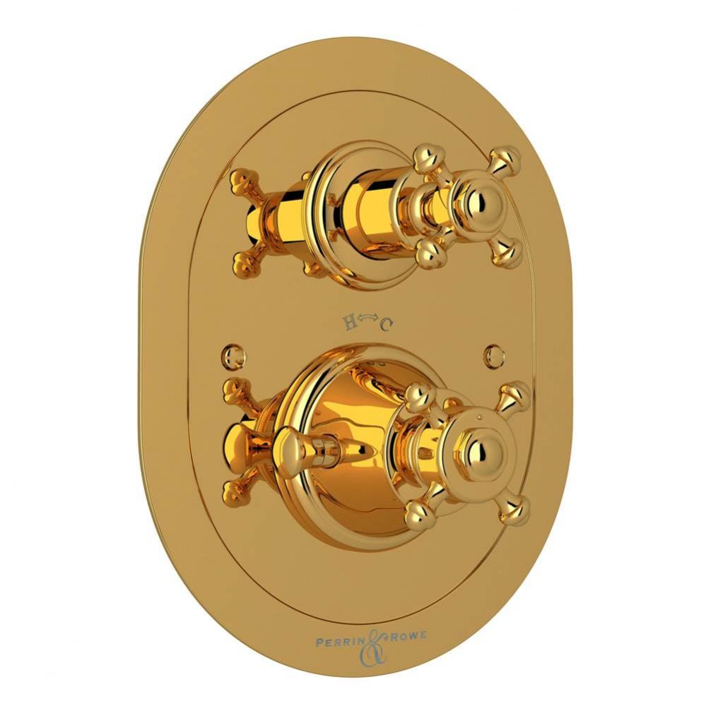 Georgian Era™ 3/4'' Oval Thermostatic Trim With Volume Control